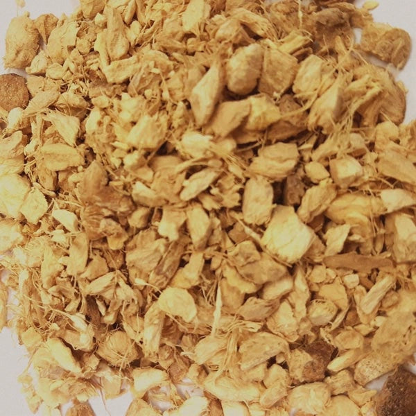 Ginger Root, Cut & Sifted (Zingiber officinalis) - Dried Herb, Organic