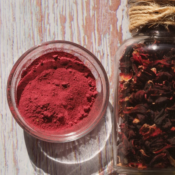 Hibiscus, Powder (Hibiscus sabdariffa) - Dried Herb, Organic