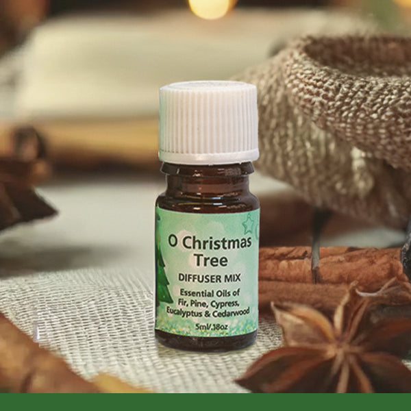 O Christmas Tree, 5ml Essential Oil Diffuser Mix ― Holiday Scents