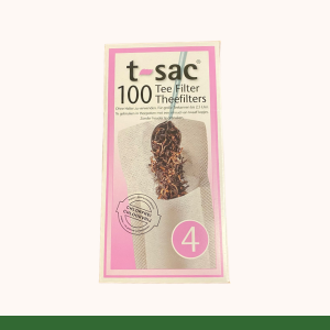 T-SAC Loose Tea Filters, Size 4 For 10 Cups
